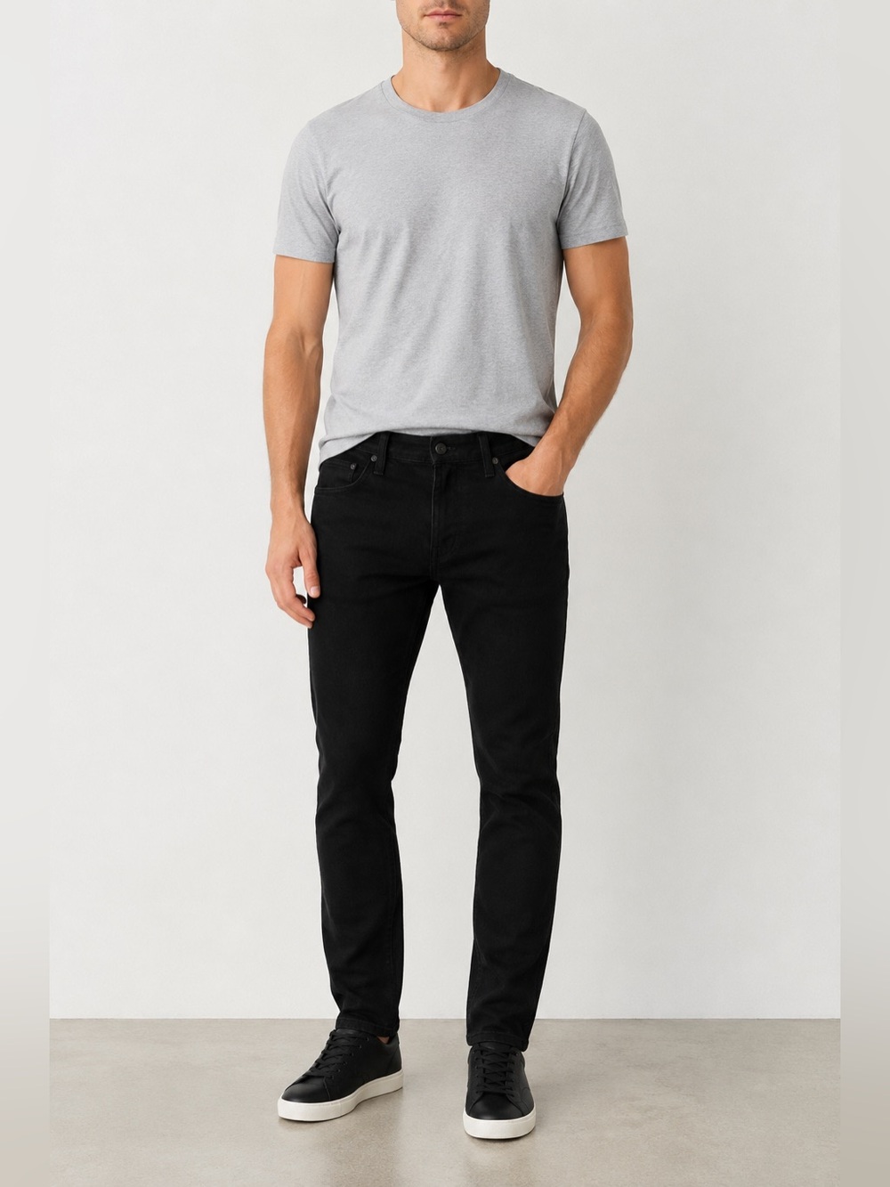 Ag Adriano Goldschmied Men's The Dylan Black Slim Straight Jeans